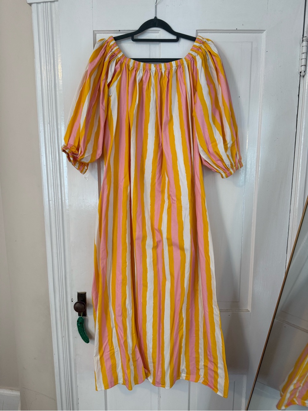 Sunshine Tienda sun-kissed stripe maxi dress - small